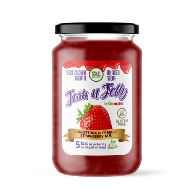 Jam n Jelly by Gonuts! Fragola - Confettura alle fragole 280g.
