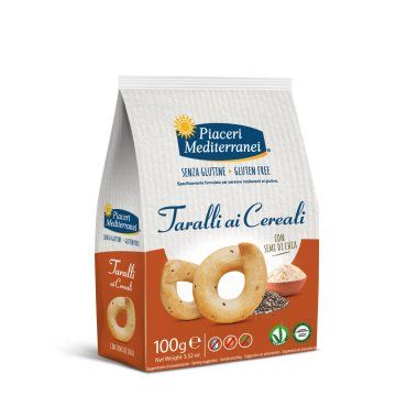 Piaceri Mediterranei - Taralli ai cereali 100 g.