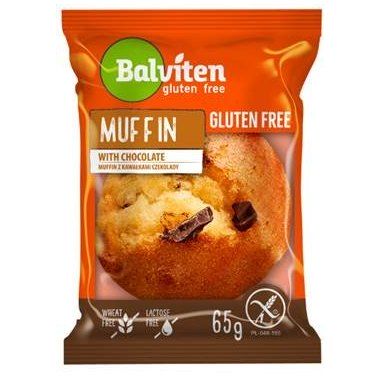 Muffin con Gocce di Cioccolato 65g.  Prodotto senza glutine.