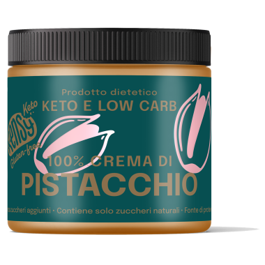 Kensy KETO. 100% Crema di Pistacchio 210g. Prodotto senza glutine.