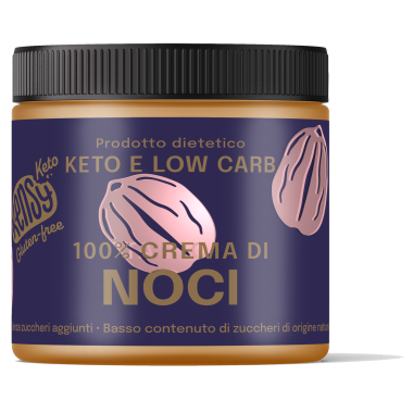 Kensy KETO. 100% Crema di Noci 210g. Prodotto senza glutine.