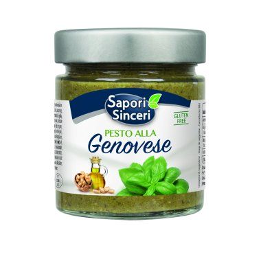 Sapori Sinceri Pesto alla Genovese 225 ml. Prodotto senza glutine