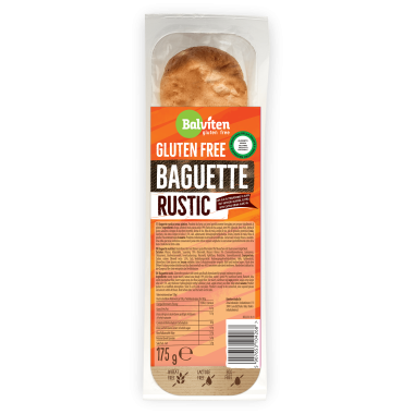 Baguette Rustica 175g. Prodotto senza glutine.