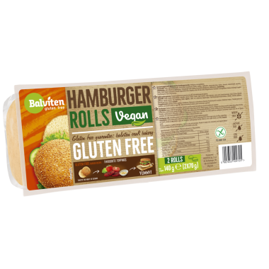 Hamburger Panino con Sesamo 2x70g. Prodotto senza glutine.